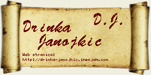 Drinka Janojkić vizit kartica